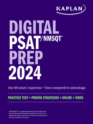 cover image of Digital PSAT/NMSQT Prep 2024